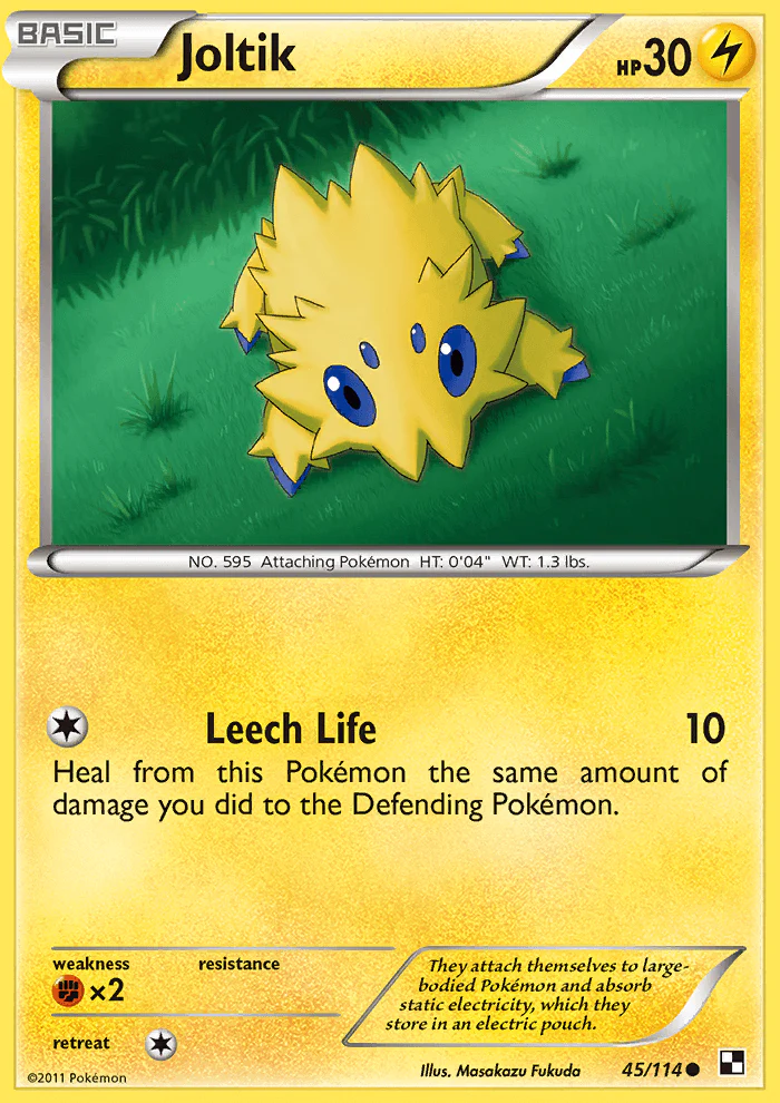 Black and White 045 Joltik
