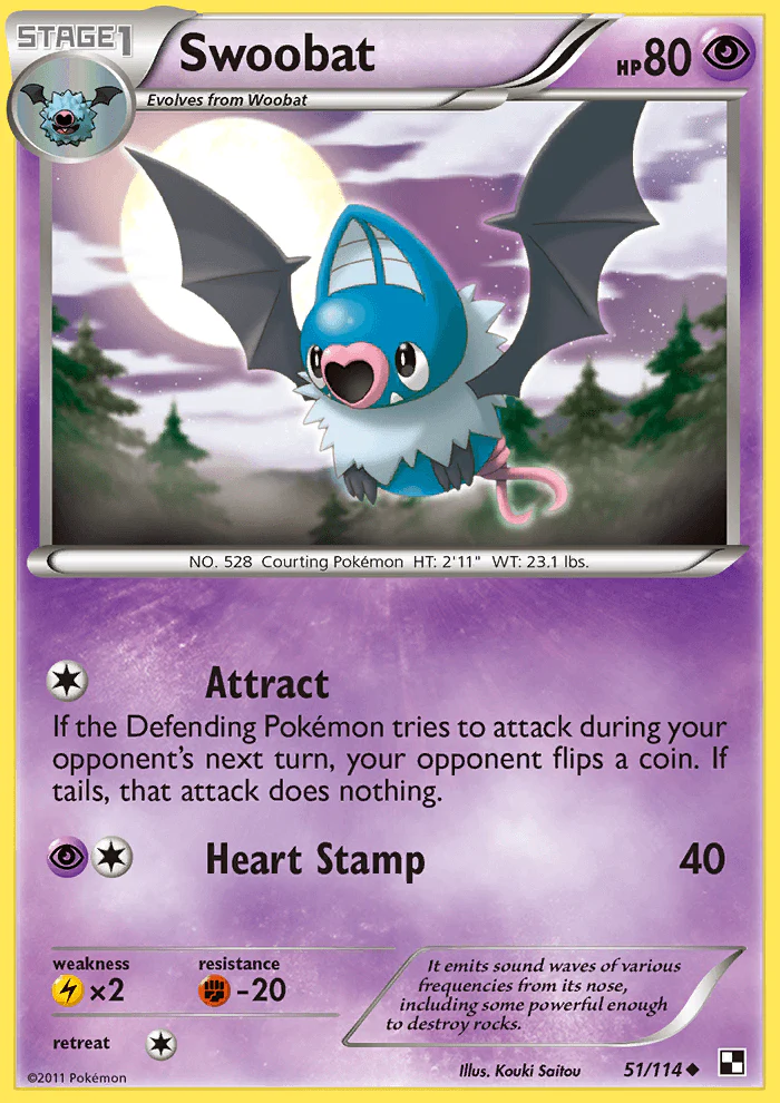 Black and White 051 Swoobat