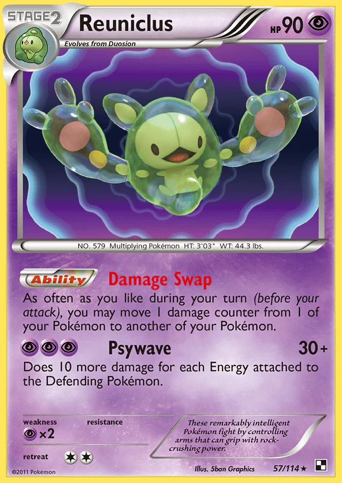 Black and White 057 Reuniclus