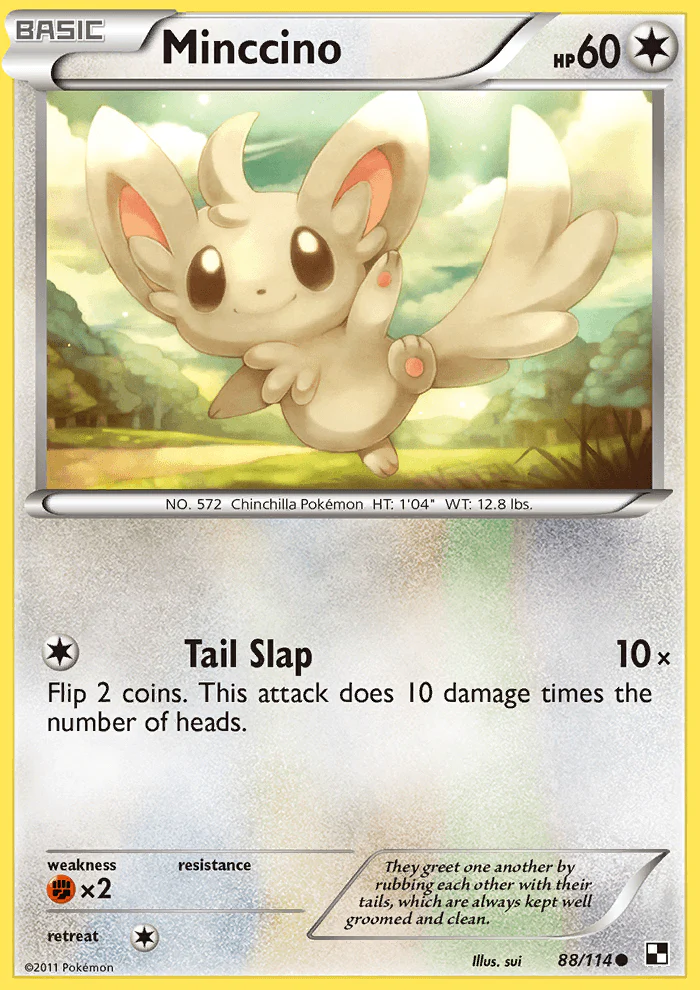 Black and White 088 Minccino