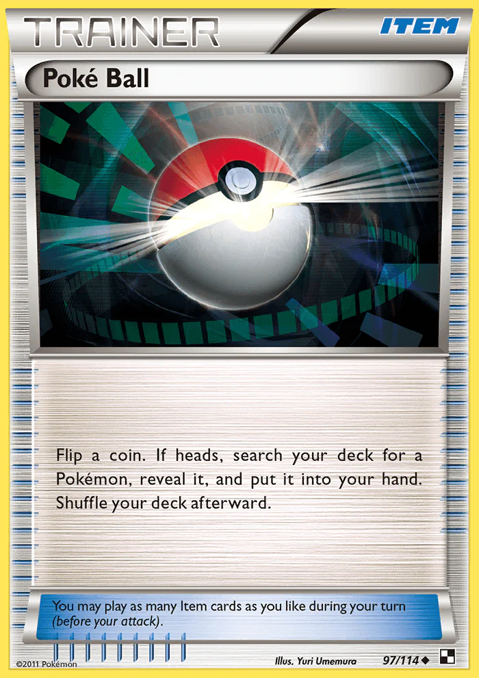 Black and White 097 Poké Ball