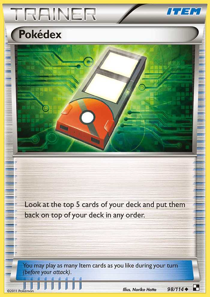 Black and White 098 Pokédex