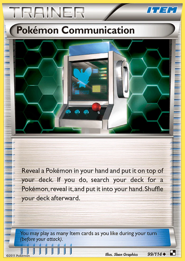Black and White 099 Pokémon Communication