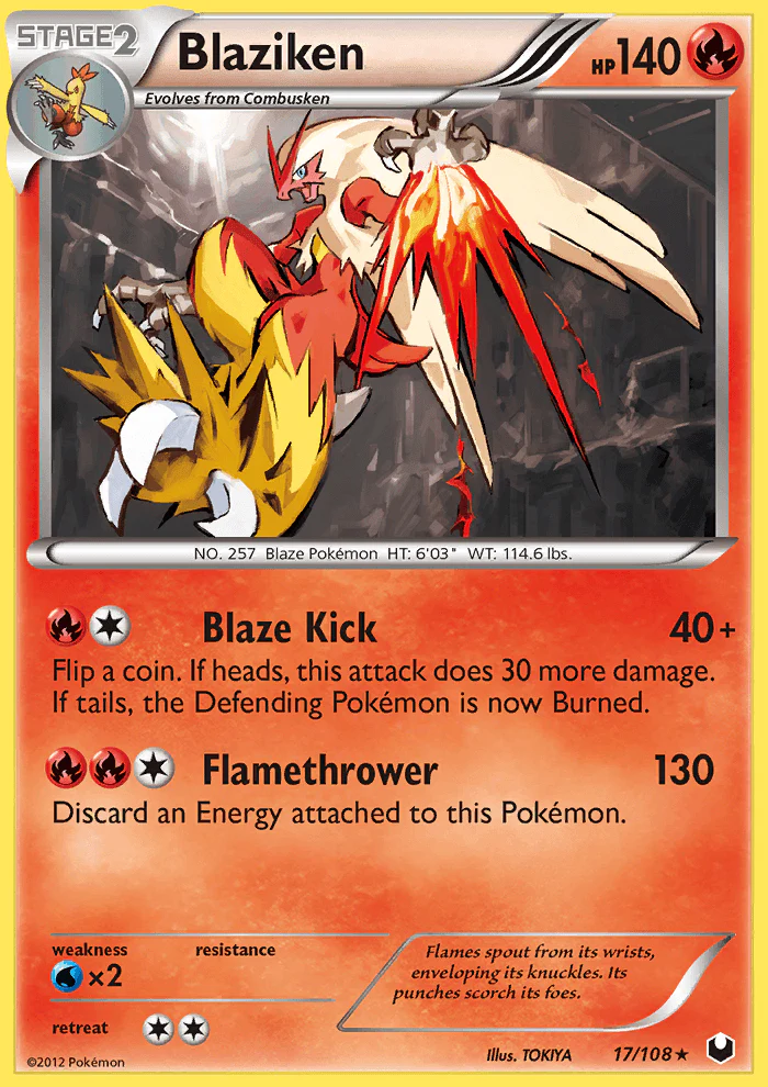 Dark Explorers 017 Blaziken