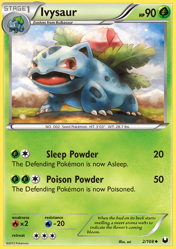 Dark Explorers 002 Ivysaur