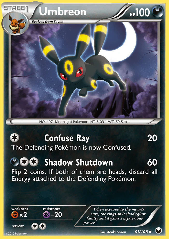 Dark Explorers 061 Umbreon