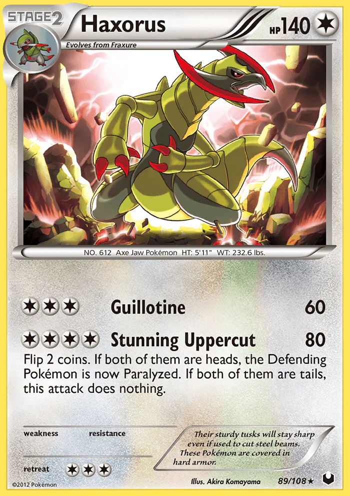 Dark Explorers 089 Haxorus