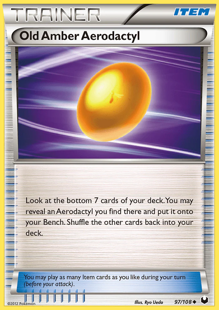 Dark Explorers 097 Old Amber Aerodactyl