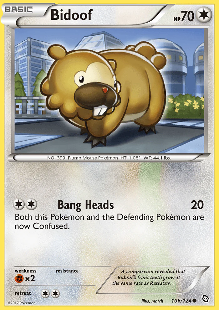 Dragons Exalted 106 Bidoof