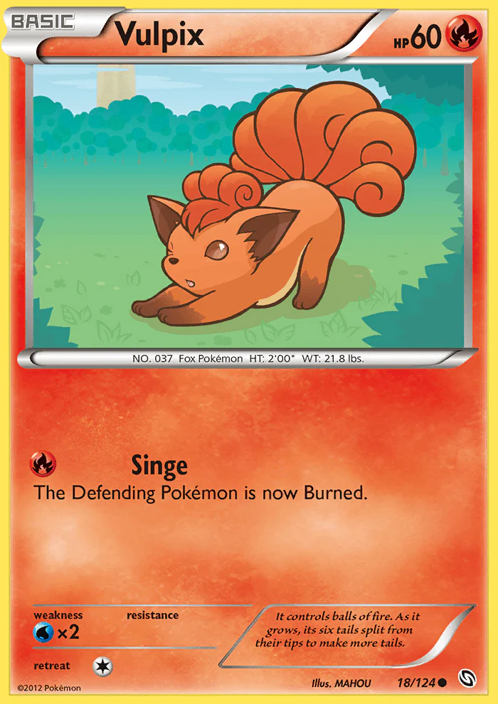 Dragons Exalted 018 Vulpix