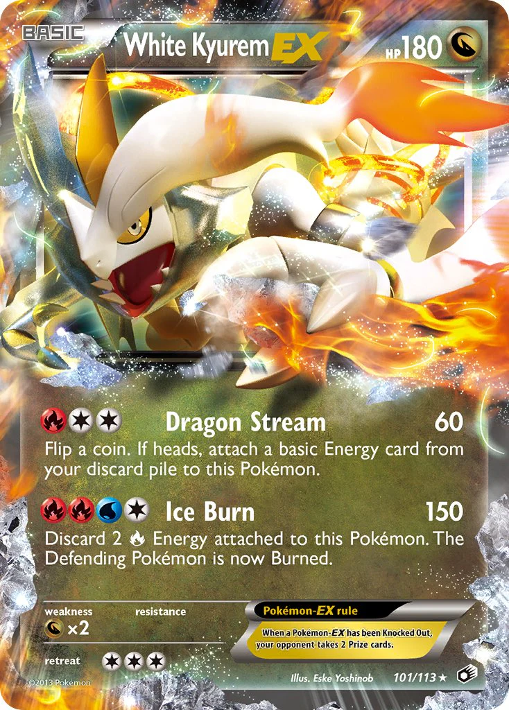 Legendary Treasures 101 White Kyurem-EX