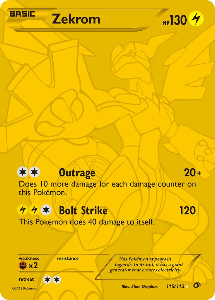 Legendary Treasures 115 Zekrom