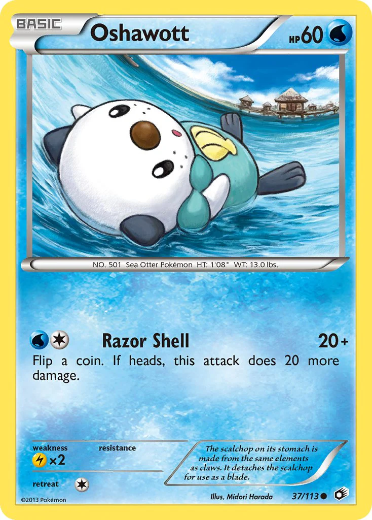 Legendary Treasures 037 Oshawott