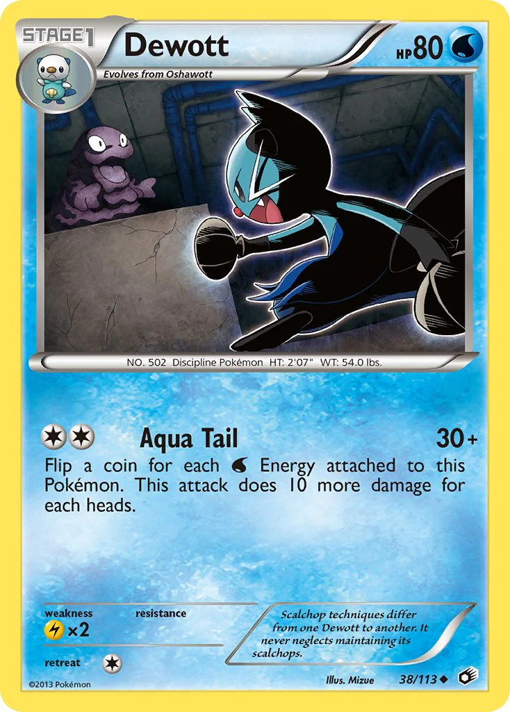 Legendary Treasures 038 Dewott