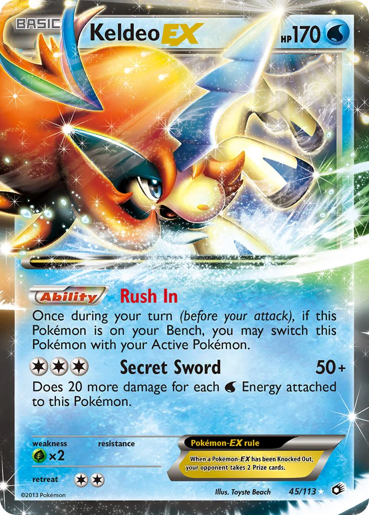 Legendary Treasures 045 Keldeo-EX