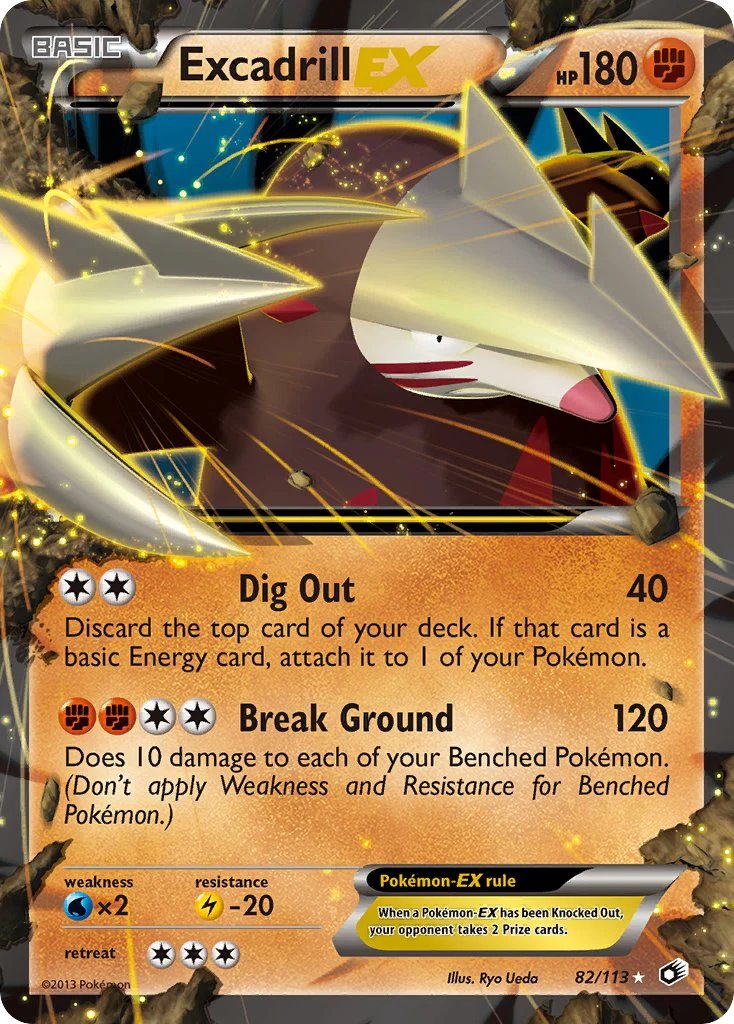 Legendary Treasures 082 Excadrill-EX
