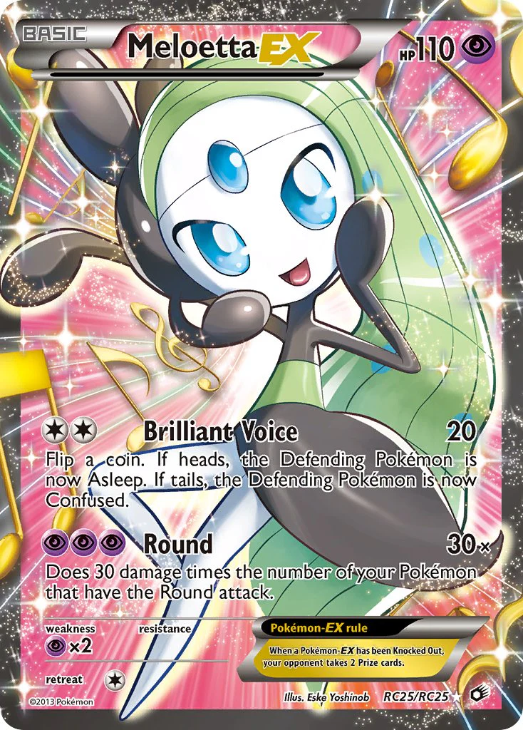 Legendary Treasures RC25 Meloetta-EX