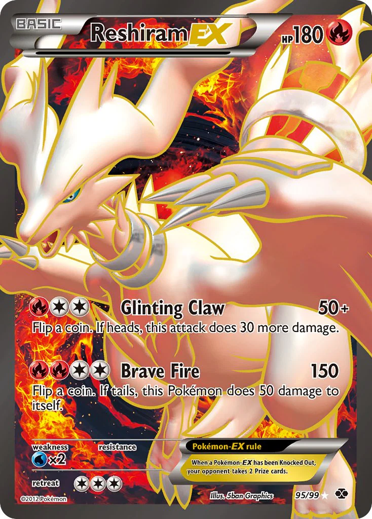Next Destinies 095 Reshiram-EX
