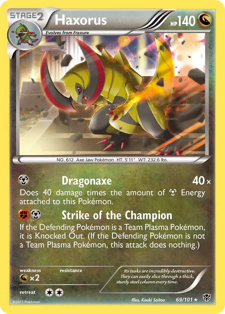 Plasma Blast 069 Haxorus