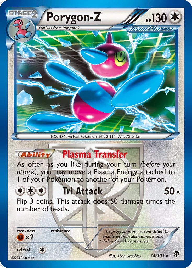 Plasma Blast 074 Porygon-Z