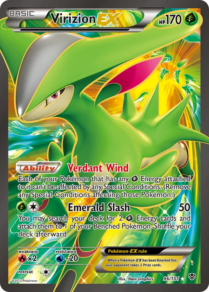 Plasma Blast 096 Virizion-EX