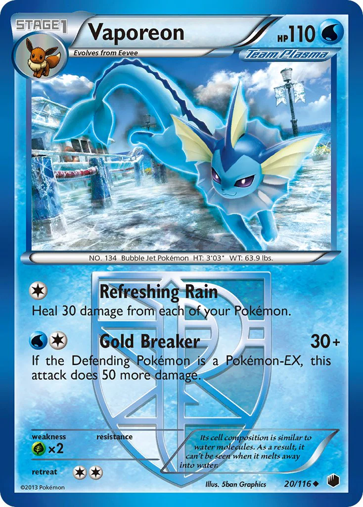 Plasma Freeze 020 Vaporeon