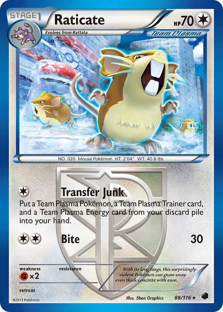 Plasma Freeze 088 Raticate