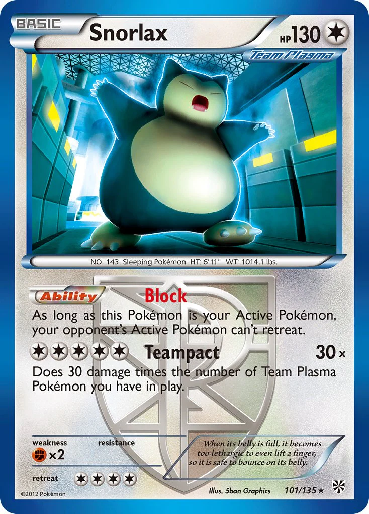 Plasma Storm 101 Snorlax