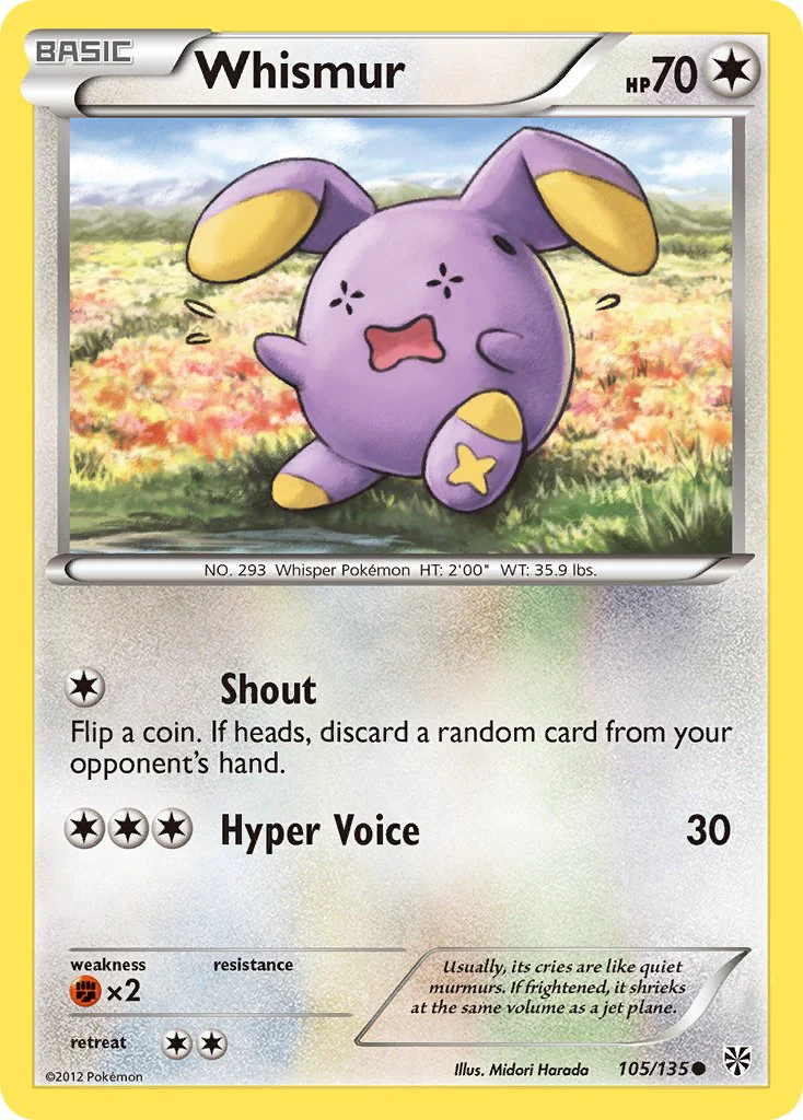Plasma Storm 105 Whismur