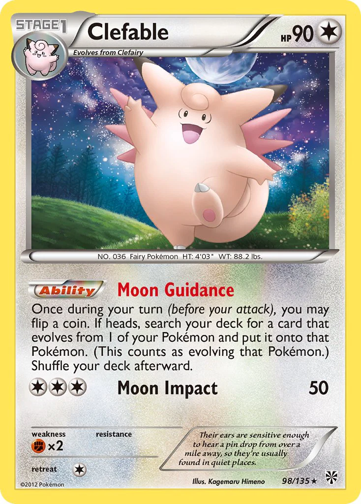 Plasma Storm 098 Clefable
