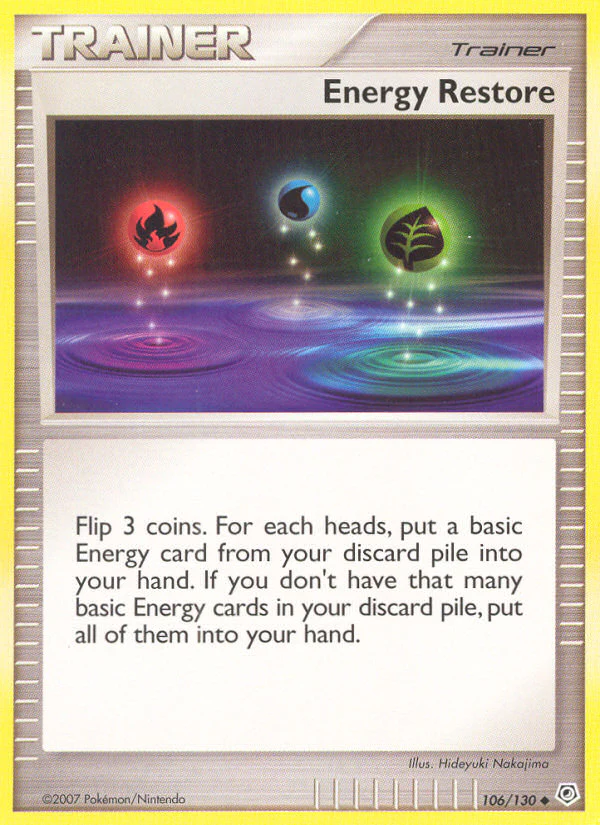 Diamond and Pearl 106 Energy Restore
