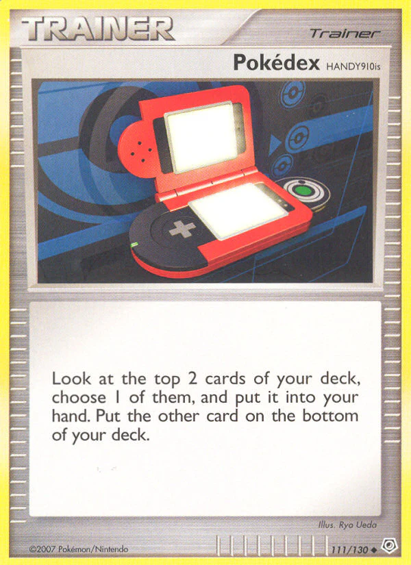 Diamond and Pearl 111 Pokédex HANDY910is