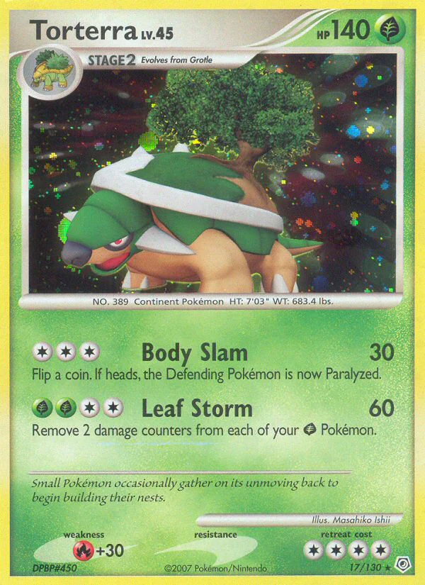 Diamond and Pearl 017 Torterra