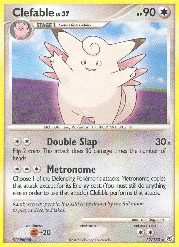 Diamond and Pearl 022 Clefable