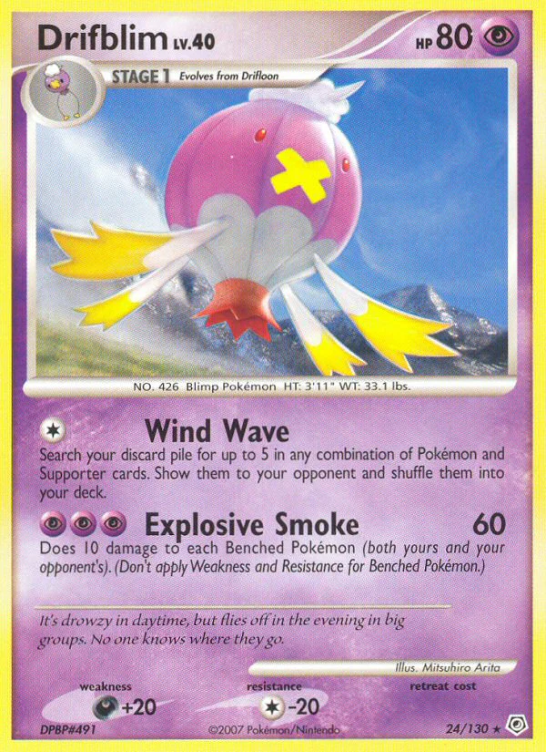 Diamond and Pearl 024 Drifblim