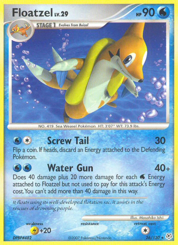 Diamond and Pearl 026 Floatzel
