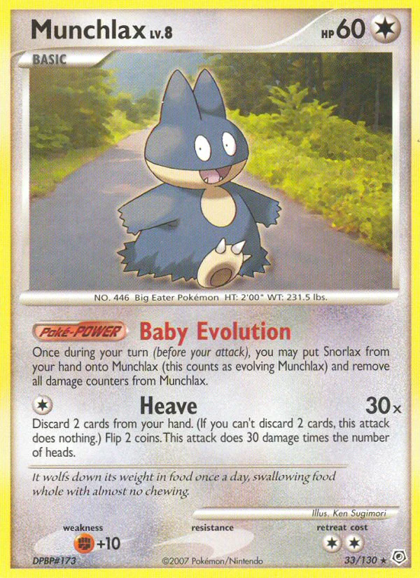 Diamond and Pearl 033 Munchlax