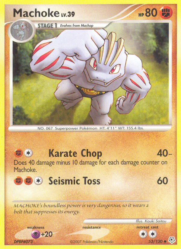 Diamond and Pearl 053 Machoke