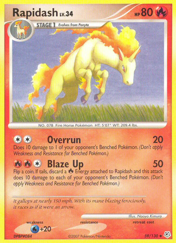 Diamond and Pearl 059 Rapidash