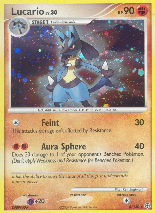 Diamond and Pearl 006 Lucario