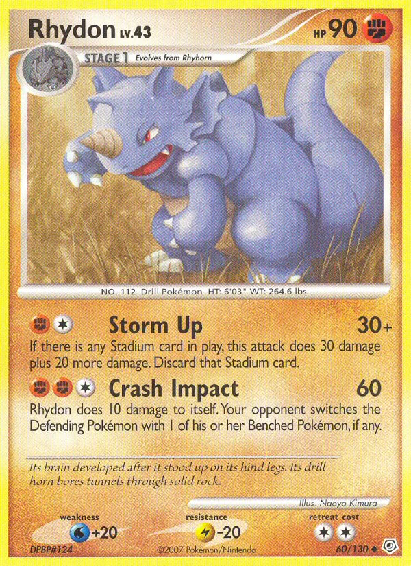 Diamond and Pearl 060 Rhydon