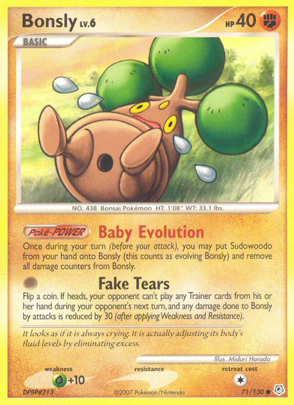 Diamond and Pearl 071 Bonsly