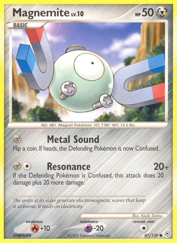 Diamond and Pearl 087 Magnemite