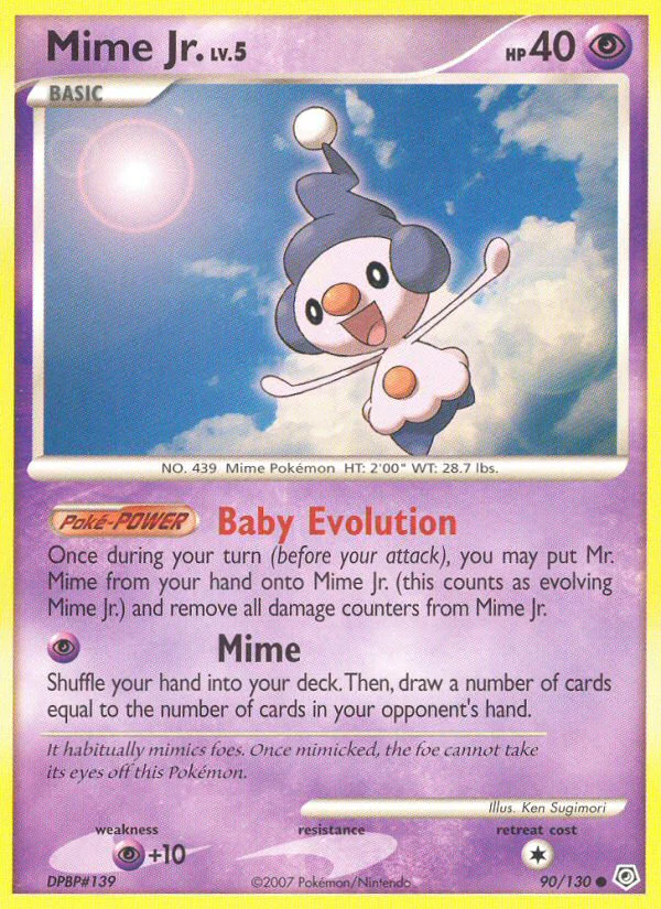 Diamond and Pearl 090 Mime Jr.