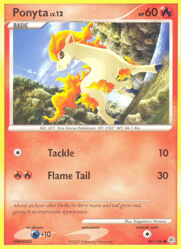 Diamond and Pearl 094 Ponyta
