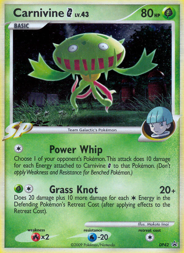 DP Black Star Promos 042 Carnivine G
