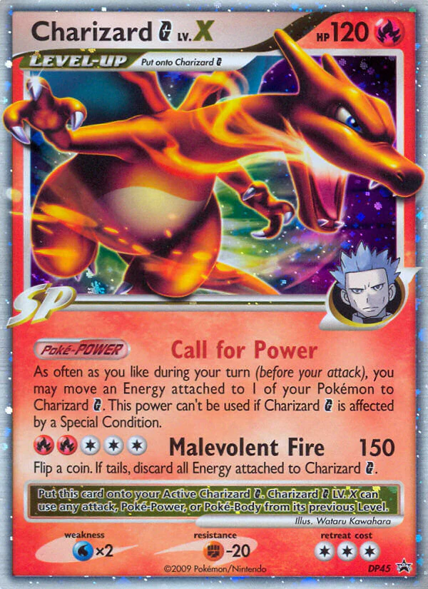 DP Black Star Promos 045 Charizard G Lv.X