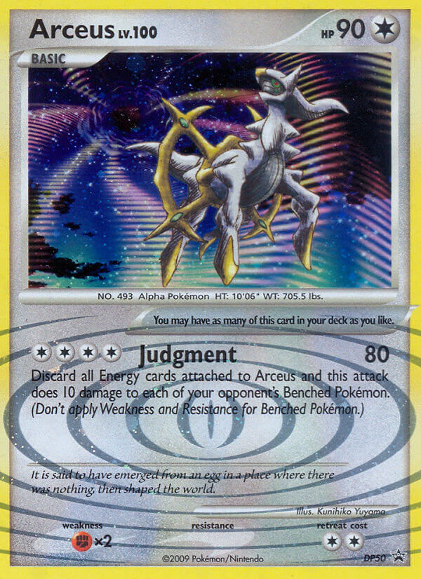 DP Black Star Promos 050 Arceus