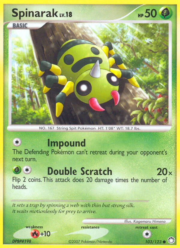 Mysterious Treasures 103 Spinarak
