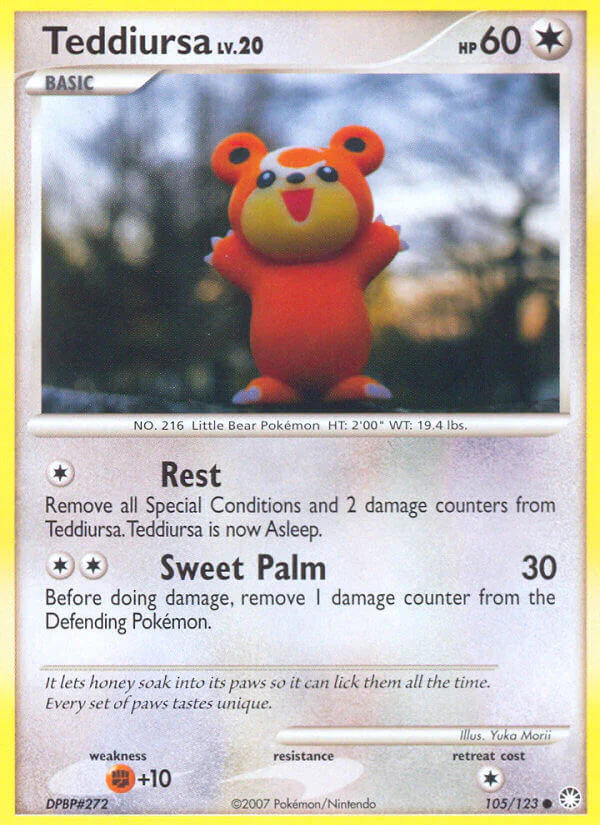 Mysterious Treasures 105 Teddiursa